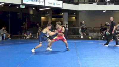 155 lbs Cons. Quarters - Clayton Chiles, Open Mats Wrestling Club vs Easton Spaulding