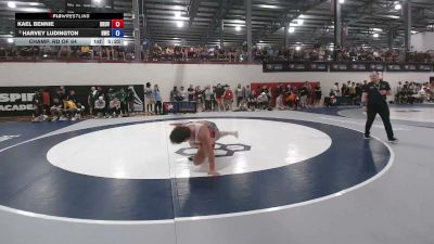 92 kg Champ. Rd Of 64 - Kael Bennie, Brunson UVRTC vs Harvey Ludington, Hawkeye Wrestling Club