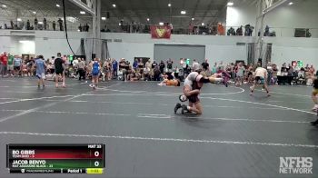 100 lbs Round 4 (6 Team) - Jacob Benyo, Mat Assassins Black vs Bo Gibbs, Team Ohio
