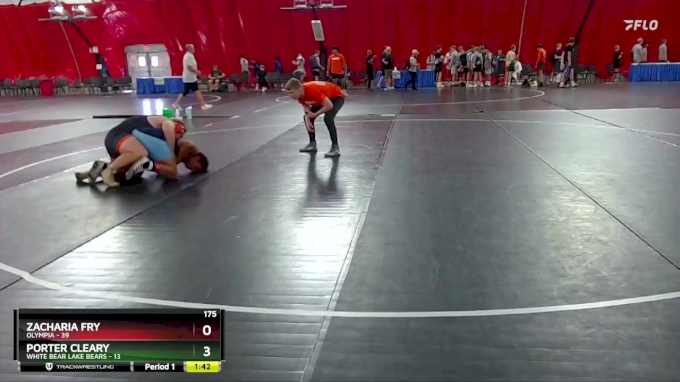 175 lbs Placement (16 Team) - Zacharia Fry, Olympia vs Porter Cleary