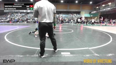 76 lbs Consi Of 16 #2 - Grayson Ungureanu, Rampage Wrestling Club- Roclin, CA vs Ian Randolph, Kodiak Wrestling