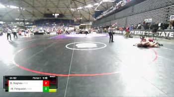 3A 182 lbs Quarterfinal - Mason Ferguson, Stanwood vs Brendan Hughes, Mt. Spokane