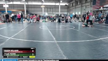 54 lbs Cons. Semi - Tyler Moore, St. Maries Wrestling Club vs Mason Williams, Bonneville Idaho Wrestling Clu