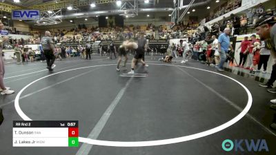 110 lbs Rr Rnd 2 - Teal Dunson, Shelton Wrestling Academy vs Jeremy Lakes Jr, Midwest City Bombers Youth Wrestling Club