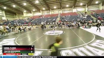 49 lbs Placement (16 Team) - Adriel Flores, Warriors Of Christ vs TRISTAN BOHANNON, West Coast Riders