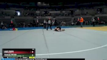 115 lbs Quarterfinals (8 Team) - Teague Meyer, Fulda/Murray County Central vs Jake Freed, Grand Rapids
