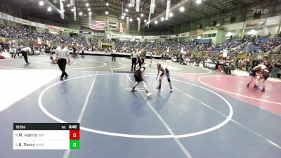 90 lbs Consi Of 8 #1 - Mason Harris, Norwood Mavericks vs Byron Percy, Windsor