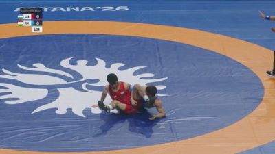 74 kg Qualif. - Javohir Chuliboev, Uzbekistan vs Viktor Rassadin, Tajikistan