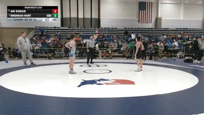 88 lbs Champ. Rd Of 16 - Ari Sobaje vs Brennan Hart, Team Donahoe Wrestling Club