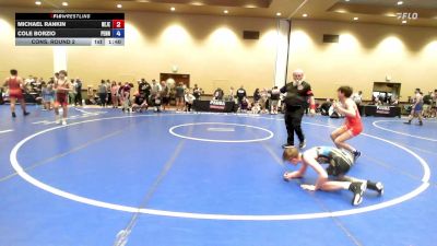 106 lbs Cons. Round 2 - Michael Rankin, New Jersey vs Cole Borzio, Pennsylvania