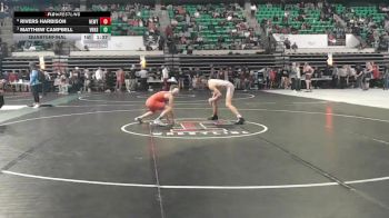 7A 132 lbs Quarterfinal - Matthew Campbell, Vestavia Hills vs Rivers Harbison, Hewitt-Trussville