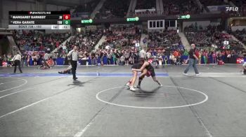 100 lbs Semifinal - Margaret Earnest, Jayhawk Wrestling vs Vera Garate, The Best Wrestler