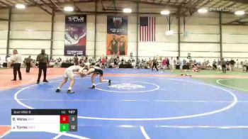 126 lbs Rr Rnd 1 - Brock Weiss, 4M Power vs Jason Torres, Team Shutt Wrestling Prep
