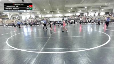 80 lbs Cons. Round 2 - Finley Overton, Halls Wrestling vs Michael Hinson, Rabbit Wrestling Club