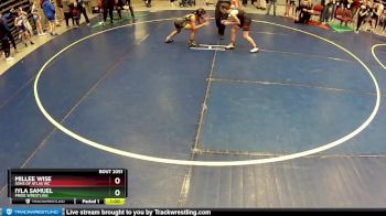 85 lbs Quarterfinal - Iyla Samuel, Pride Wrestling vs Millee Wise, Sons Of Atlas WC