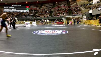 Open Men - 61 lbs Cons. Round 1 - Emmanuel Nunez vs Jacob Cazella
