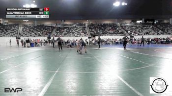 118 lbs 3rd Place - Madison Hathaway, Bartlesville Junior High (Girls) vs Lana Vaughan-Dock, Guthrie