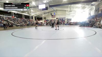 125 lbs Cons. Round 2 - Addilyn Masters, Shawnee Mission South vs Delaney Earl, Free State