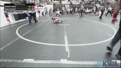 43-46 lbs Rr Rnd 3 - Rowdy Ward, Lexington Wrestling Club vs Zeke Dunlop, Team Tulsa Wrestling Club