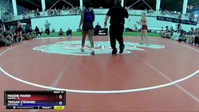 142 lbs Placement Matches (8 Team) - Maddie Marsh, Indiana vs Teegan Steward, Oklahoma