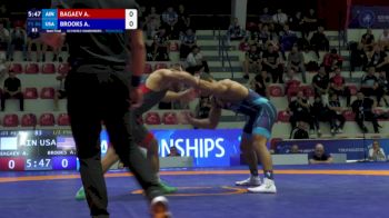86 kg 1/2 Final - Arslan Bagaev, Individual Neutral Athletes vs Aaron Marquel Brooks, United States
