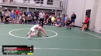 56 lbs Round 1 (8 Team) - Lucas Schuman, Mat Assassins Grey vs Carter Pollock, U2 Upstate Uprising