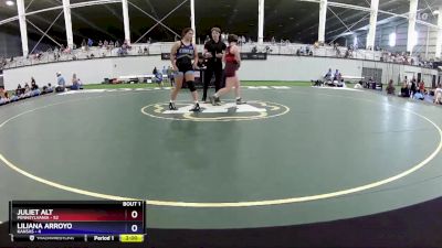 155 lbs Round 1 (8 Team) - Juliet Alt, Pennsylvania vs Liliana Arroyo, Kansas