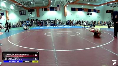 215 lbs Quarterfinal - William Lewey, Tech Squad Wrestling Club vs Temuulen Myagmarjargal, Dulles South Wrestling Club