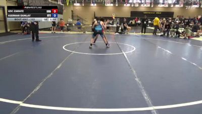 113 lbs Champ. Round 1 - Izic Zarate, Iowa vs Kiernan Dunlay, McDominate Training Center