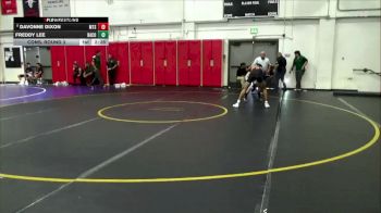 133 lbs Cons. Round 3 - Davonne Dixon, Mt. Sac vs Freddy Lee, Bakersfield College