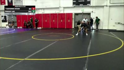 133 lbs Cons. Round 3 - Davonne Dixon, Mt. Sac vs Freddy Lee, Bakersfield College