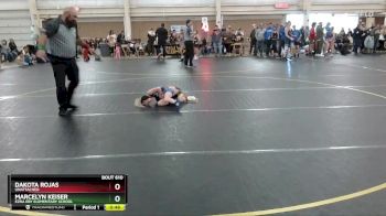 43 lbs Round 1 - Marcelyn Keiser, Ezra Eby Elementary School vs Dakota Rojas, Unattached