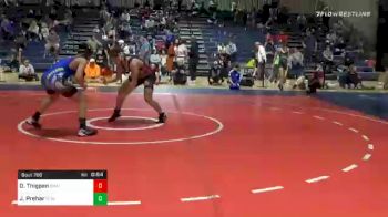 135 lbs Consolation - Daniel Thigpen, Unattached vs Jackson Prehar, South Forsyth War Wrestling