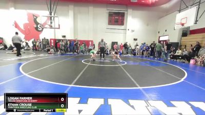 67 lbs Quarterfinal - Logan Farmer, Trojan Wrestling Academy vs Ethan Crouse, Yorktown Wrestling Club