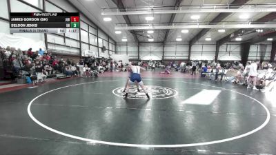 165 lbs Finals (4 Team) - Seldon Jenks, Uintah vs James Gordon (SH), Juab B
