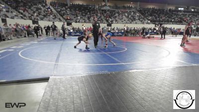94 lbs Round Of 32 - Collins McClure, Glenpool JH vs Dani Clark, Tecumseh