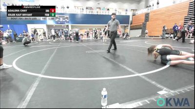 64-70 lbs Rr Rnd 1 - Adalena Chay, Shelton Wrestling Academy vs Jolee Kait Bryant, Prime Wrestling