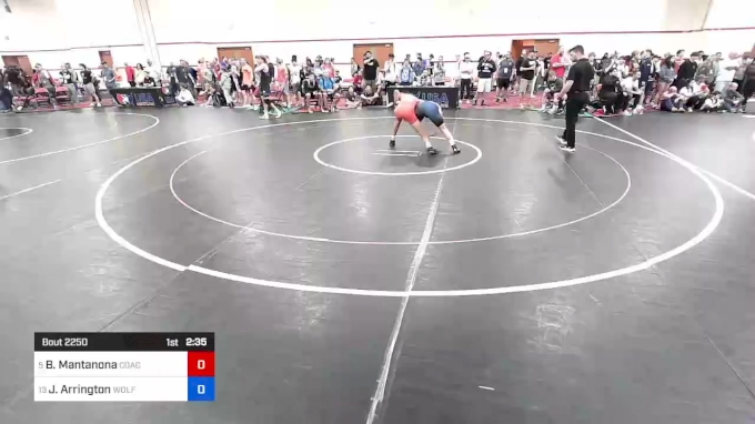 70 Kg Cons 8 #1 - Beau Mantanona, Coachella Valley Wrestling Club Vs ...