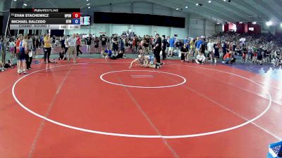 132 lbs Champ. Round 1 - Evan Stachewicz, U.P. Elite Wrestling vs Michael Salcedo, Burnett Trained Wrestling
