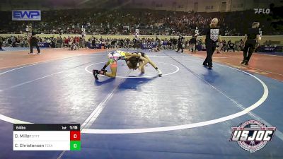 84 lbs Round Of 16 - Dylan Miller, Standfast vs Cord Christensen, Texas Elite Wrestling