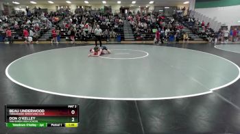 113 lbs Cons. Round 3 - Don O`kelley, Van Buren High School vs Beau Underwood, Tonganoxie Wrestling Club