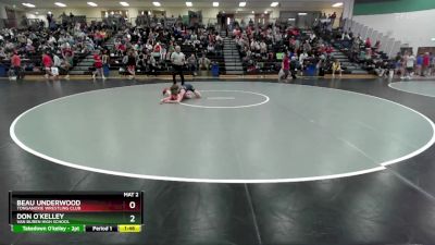 113 lbs Cons. Round 3 - Don O`kelley, Van Buren High School vs Beau Underwood, Tonganoxie Wrestling Club