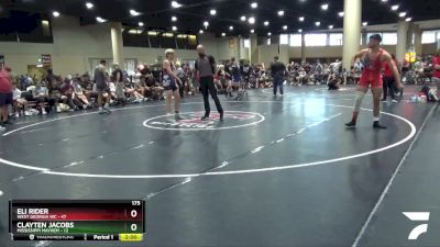 175 lbs Round 2 (6 Team) - Eli Rider, West Georgia WC vs Clayten Jacobs, Mississippi Mayhem