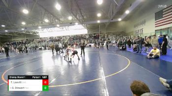 120 lbs Champ. Round 1 - Taegan Leavitt, Champions Wrestling Club vs Gaige Stewart, Panguitch