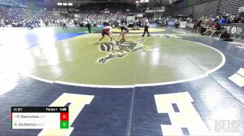 1A 157 lbs Quarterfinal - Peter Desroches, Riverside vs Gage Stutesman, Montesano