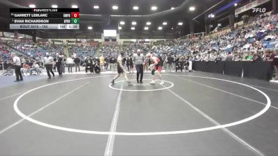 165 lbs Champ. Round 1 - Evan Richardson, Overland Park - Blue Valley Southwest HS vs Garrett LeBlanc, Emporia