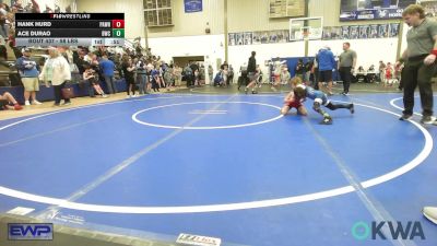 58 lbs Semifinal - Hank Hurd, Pawhuska Elks Takedown vs Ace Durao, Bartlesville Wrestling Club