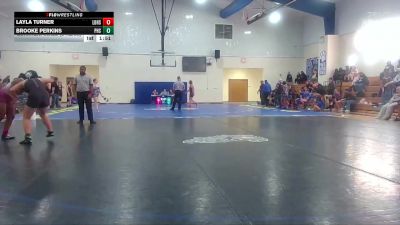 152 lbs Quarterfinals (8 Team) - Layla Turner, Long Beach vs Brooke Perkins, Picayune High School