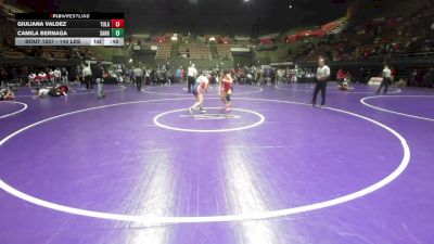 140 lbs Consi Of 8 #2 - Giuliana Valdez, Tulare Western vs Camila Bernaga, Sanger