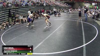 125 lbs Round 1 (6 Team) - Paxton Morgan, Nebraska Blue vs Cole Genail, Kansas Copperheads